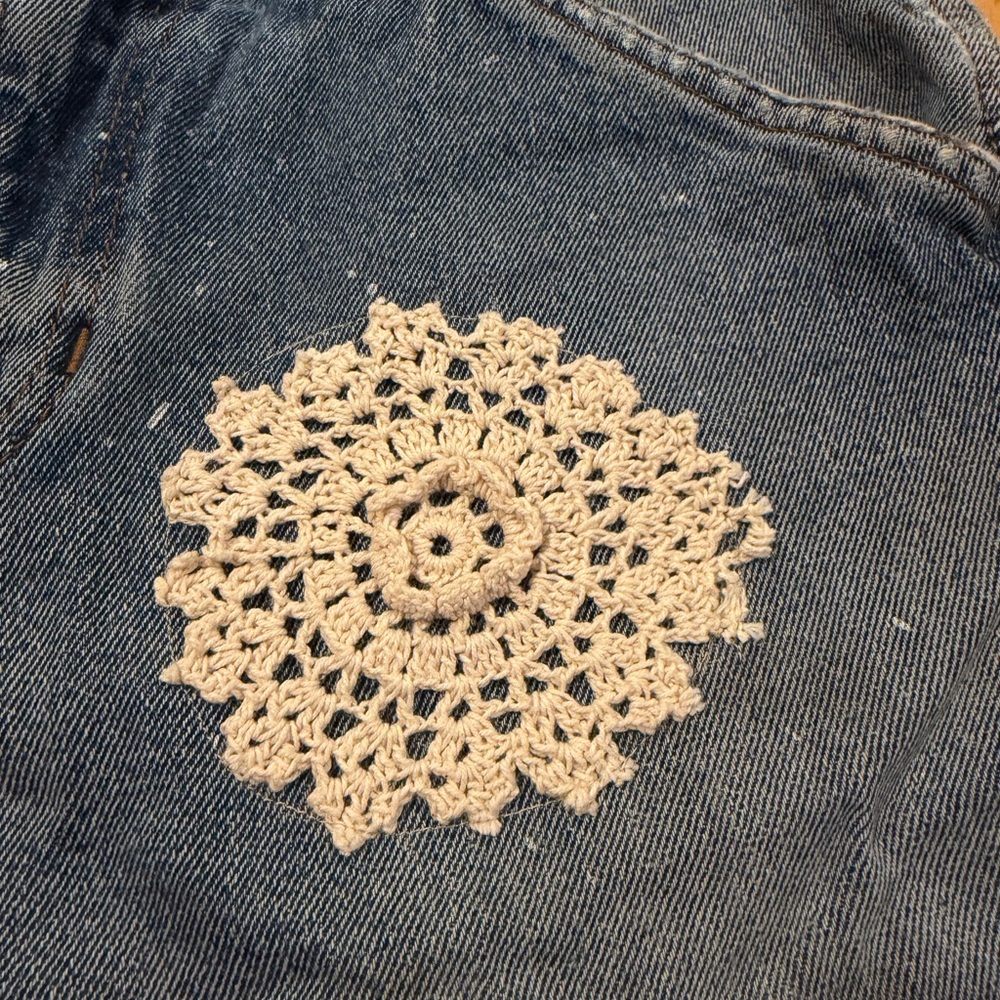 Upcycled Denim Apron - Picture 4 of 4